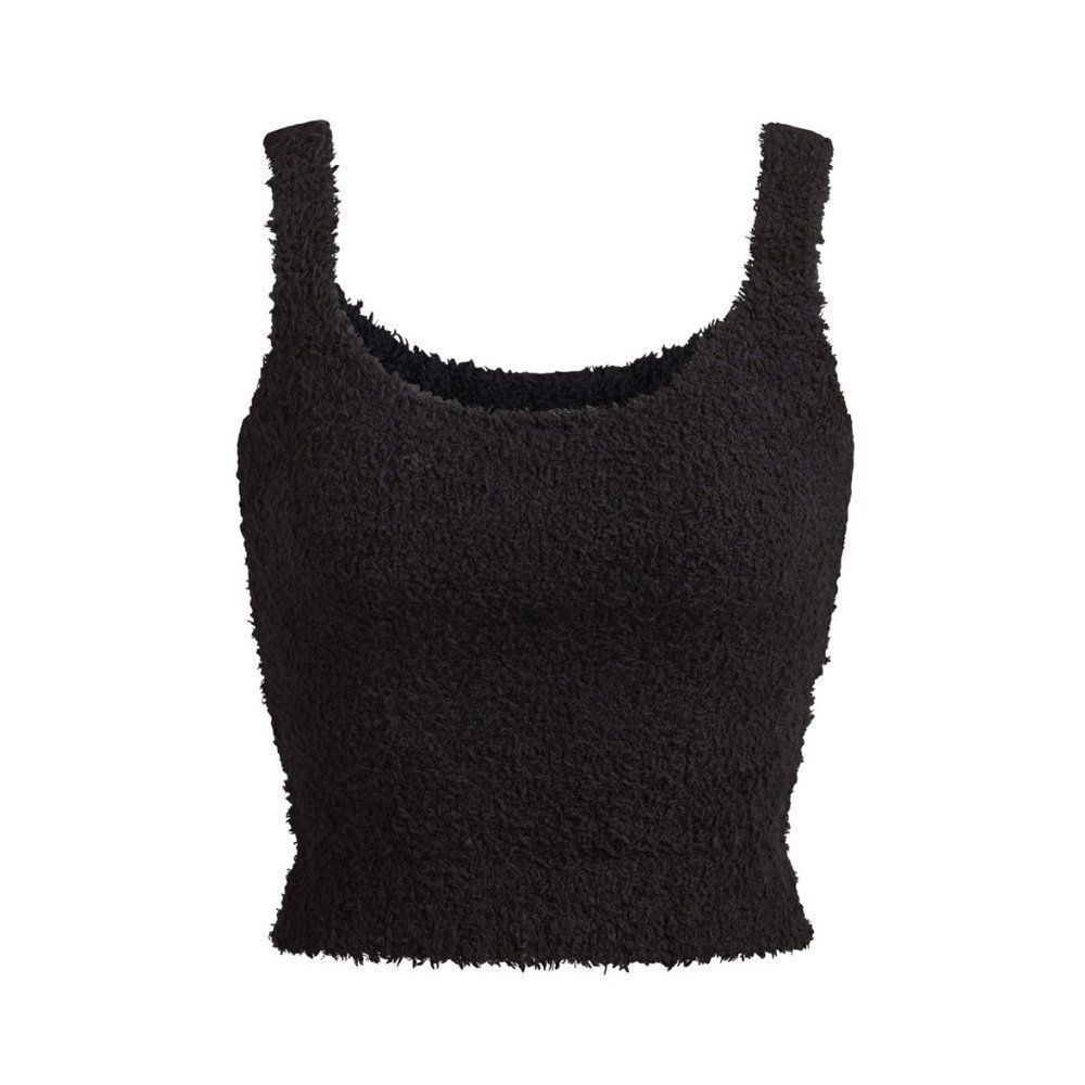 CT1219b SKIMS COZY KNIT TANK-ONYX